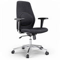 Ergonomic Office Chair with Adjustable Armrests and Wheels