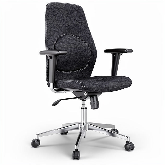 Ergonomic Office Chair with Adjustable Armrests and Wheels