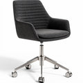 **Modern Ergonomic Office Chair with Rolling Base**