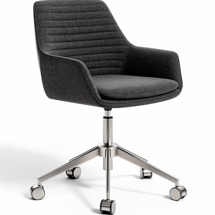 **Modern Ergonomic Office Chair with Rolling Base**